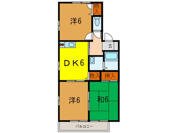 ＬｏｍａＬａｎｅUNOの物件間取画像